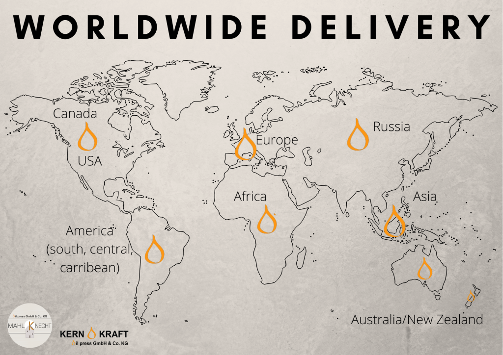 Worldwide delivery