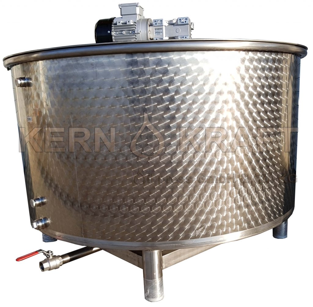 Truböltank mit Rührwerk 700 l – 1200 l